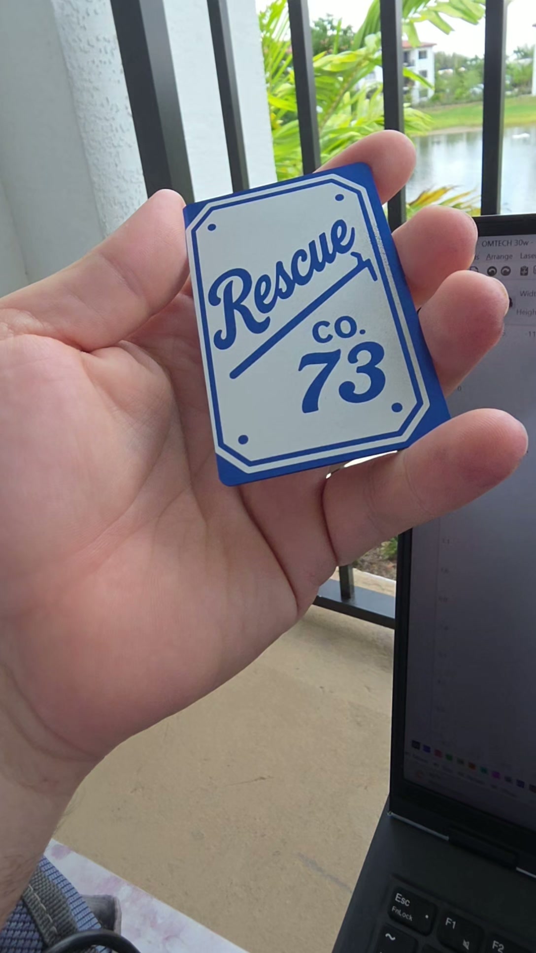 Rescue Co. 73 card back design